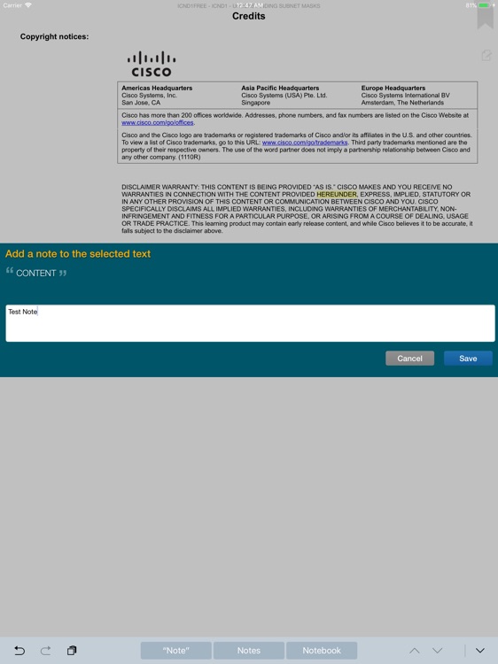 Cisco eReader screenshot-4