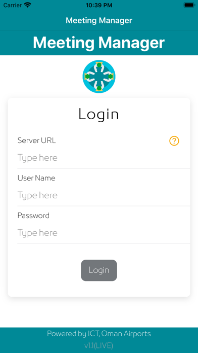 Screenshot #1 pour Meeting Manager- Oman Airports