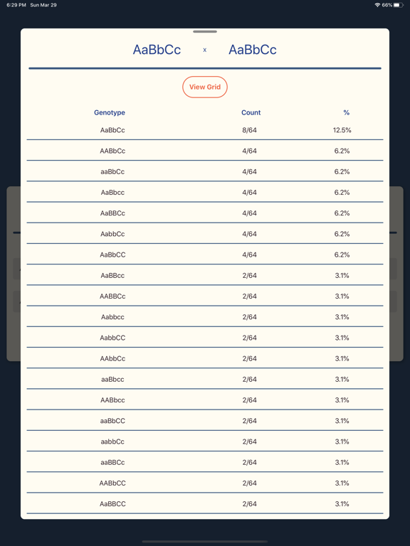 Screenshot #6 pour Punnett Helper