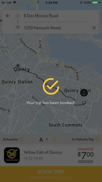Yellow Cab of Quincy Screenshot