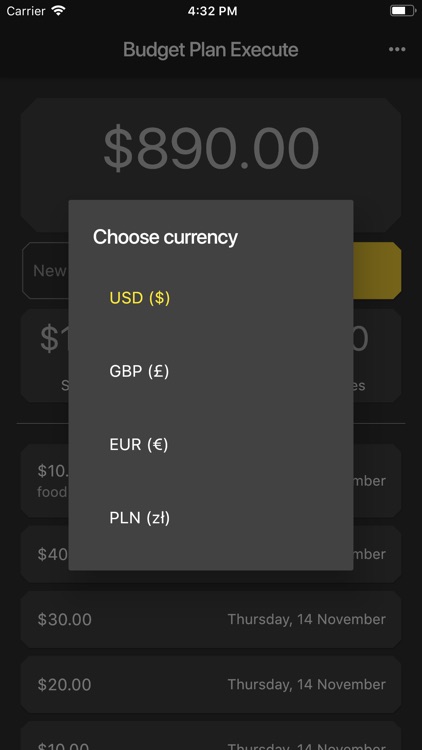 Budget Plan Execute screenshot-3