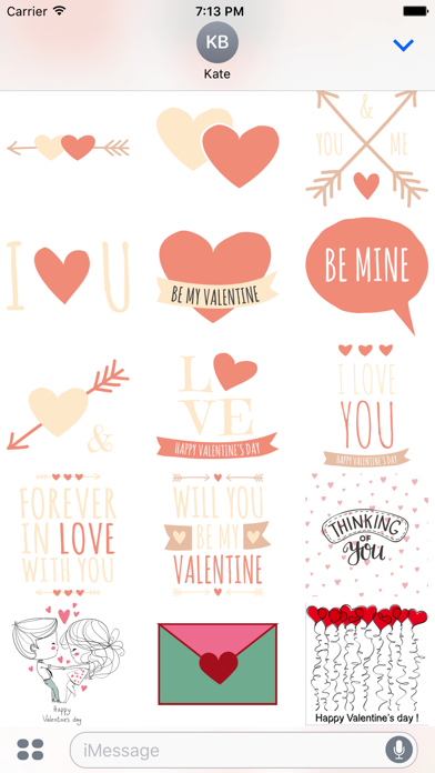 Valentine's Day - Stickers Screenshot