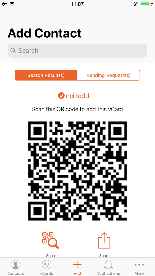 #4. Project vCard (iOS) By: vCard
