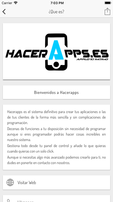 Hacerapps - Crea tu app screenshot 2