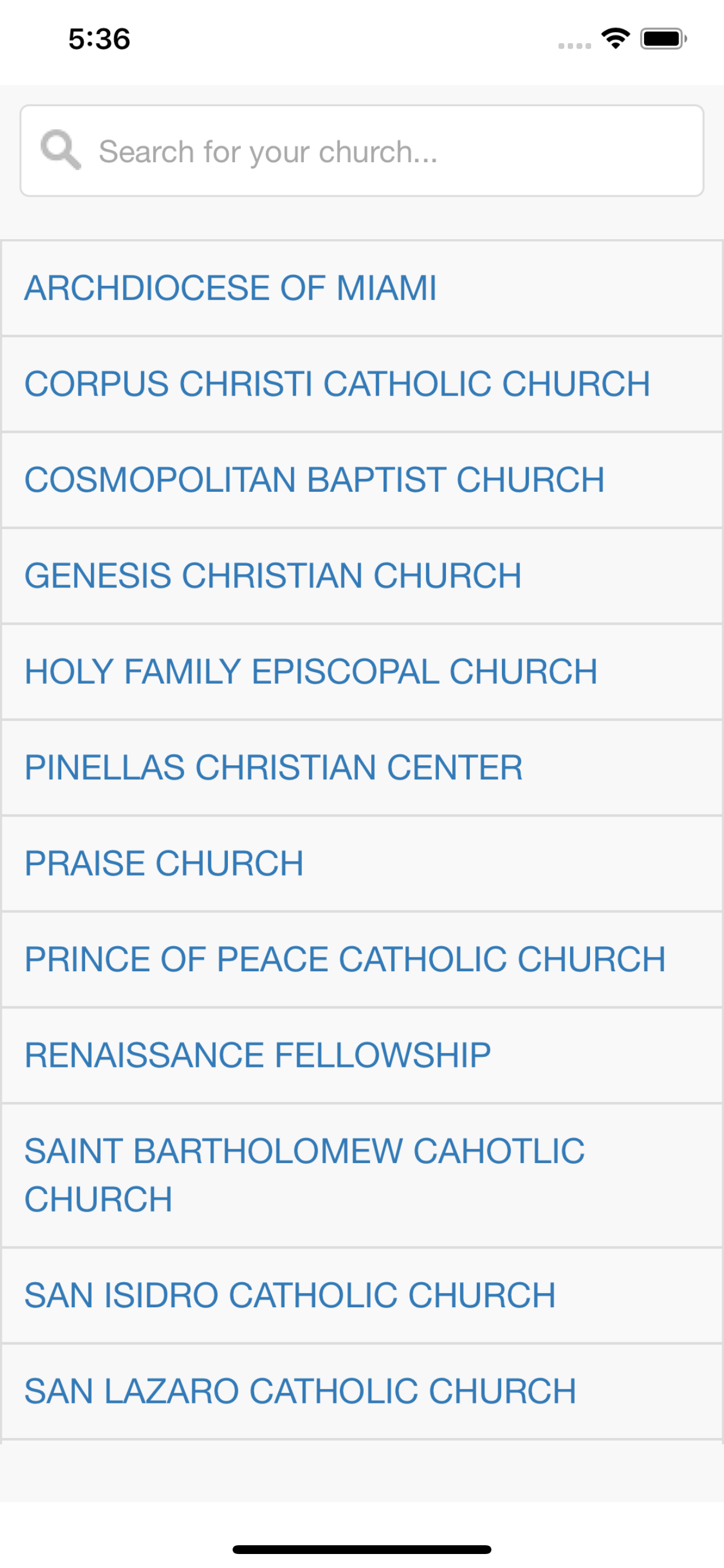 ChurchRM screenshot 3