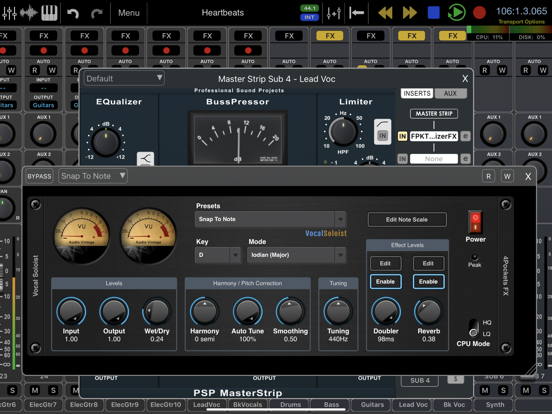 Vocal Soloist AUv3 Plugin iPad app afbeelding 4