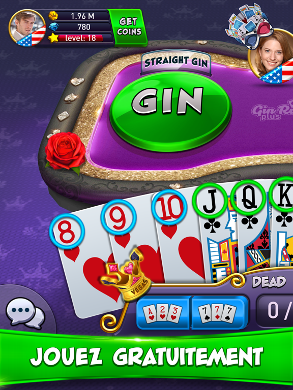 Screenshot #4 pour Gin Rummy Plus - Fun Card Game