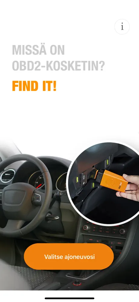 Missä on OBD2-kosketin?