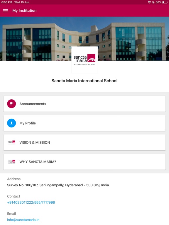 Screenshot #4 pour Sancta Maria Intl School
