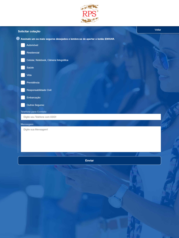 RPS Corretora de Seguros iPad screenshot
