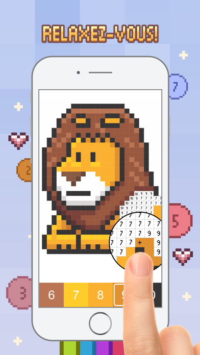 Screenshot #1 pour Love Pixel - Coloriage Adultes