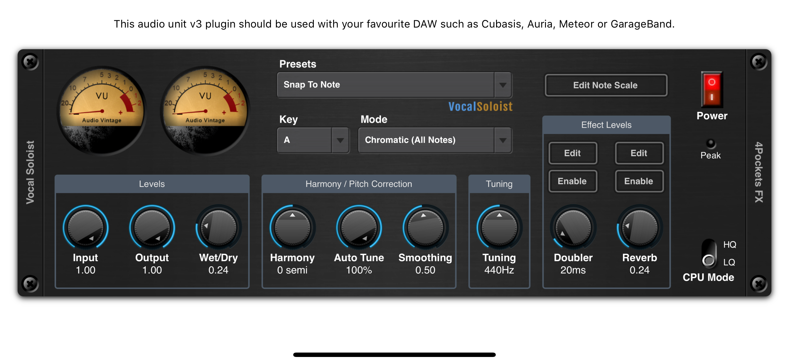 Vocal Soloist AUv3 Plugin