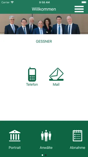 Screenshot von Gessner Baurecht auf dem iPhone 1