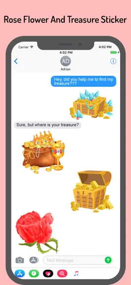 Game screenshot Rose Treasure Stickers Pack hack