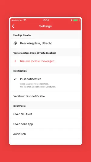 NL-Alarm screenshot 2