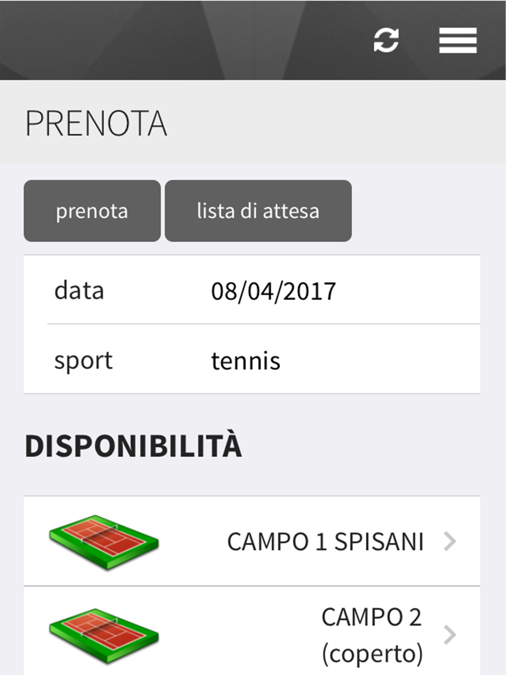 Ronchi Tennis screenshot 4