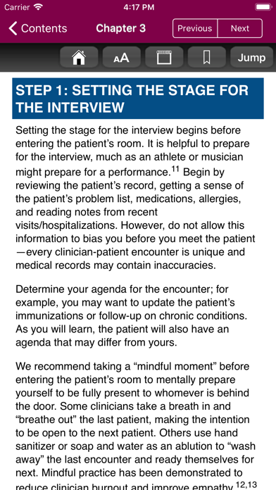 Smith's Patient Interview, 4/E Screenshot