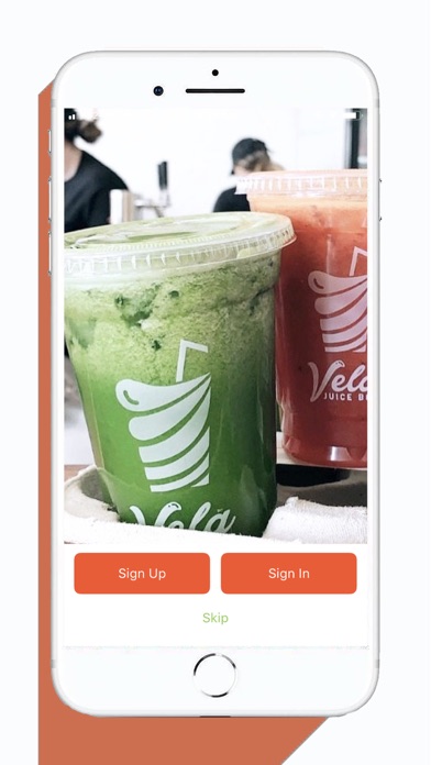 Vela Juice Bar Screenshot