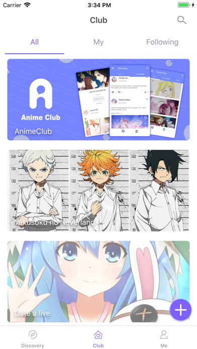 Screenshot #1 pour Anime Club - manga news home