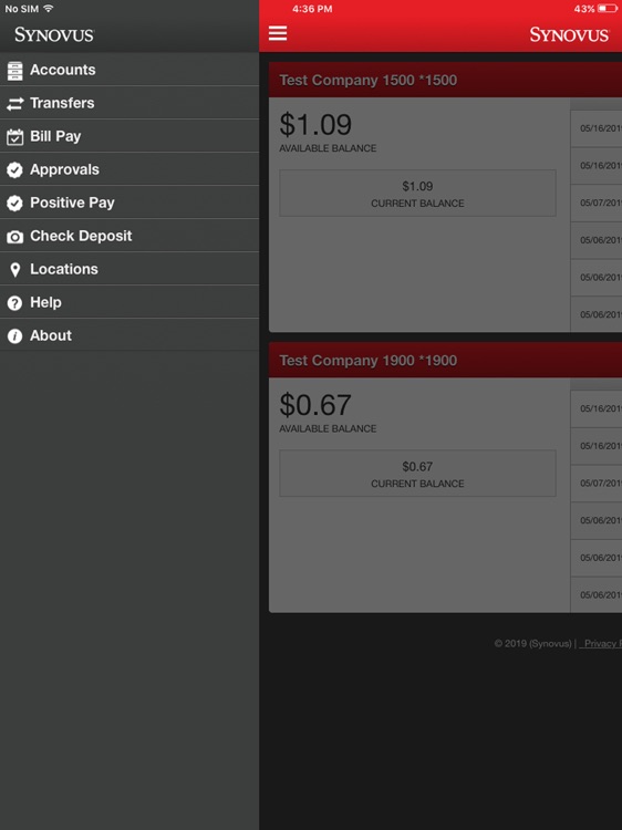 BeB Mobile Banking for iPad