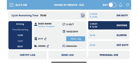 ALS E-Log Book - Travel App | MWM