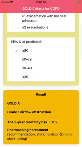 Game screenshot GOLD Criteria for COPD apk