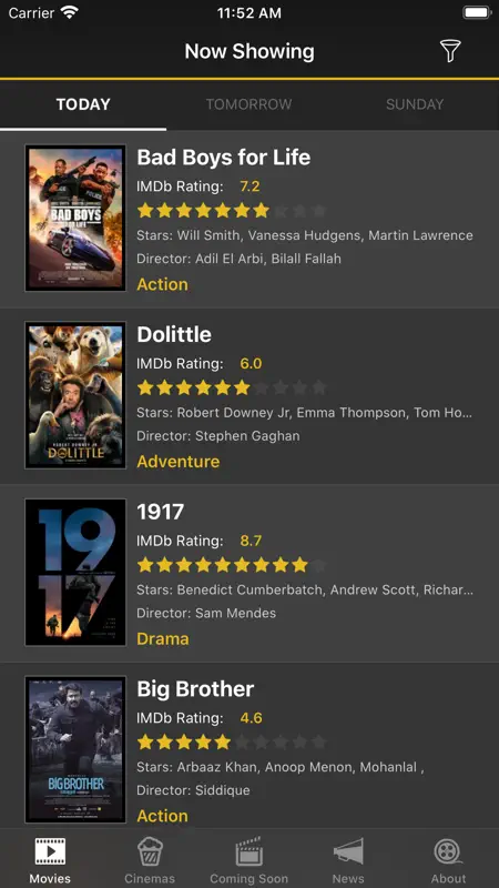 Cinema Qatar screenshot 1 of 6