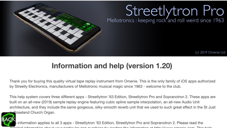 Mellotronics Streetlytron Pro