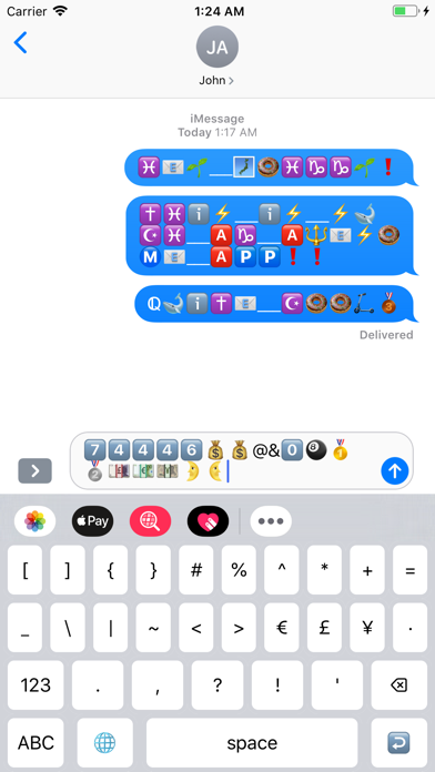 Screenshot #1 pour EmojiFont - Keyboard