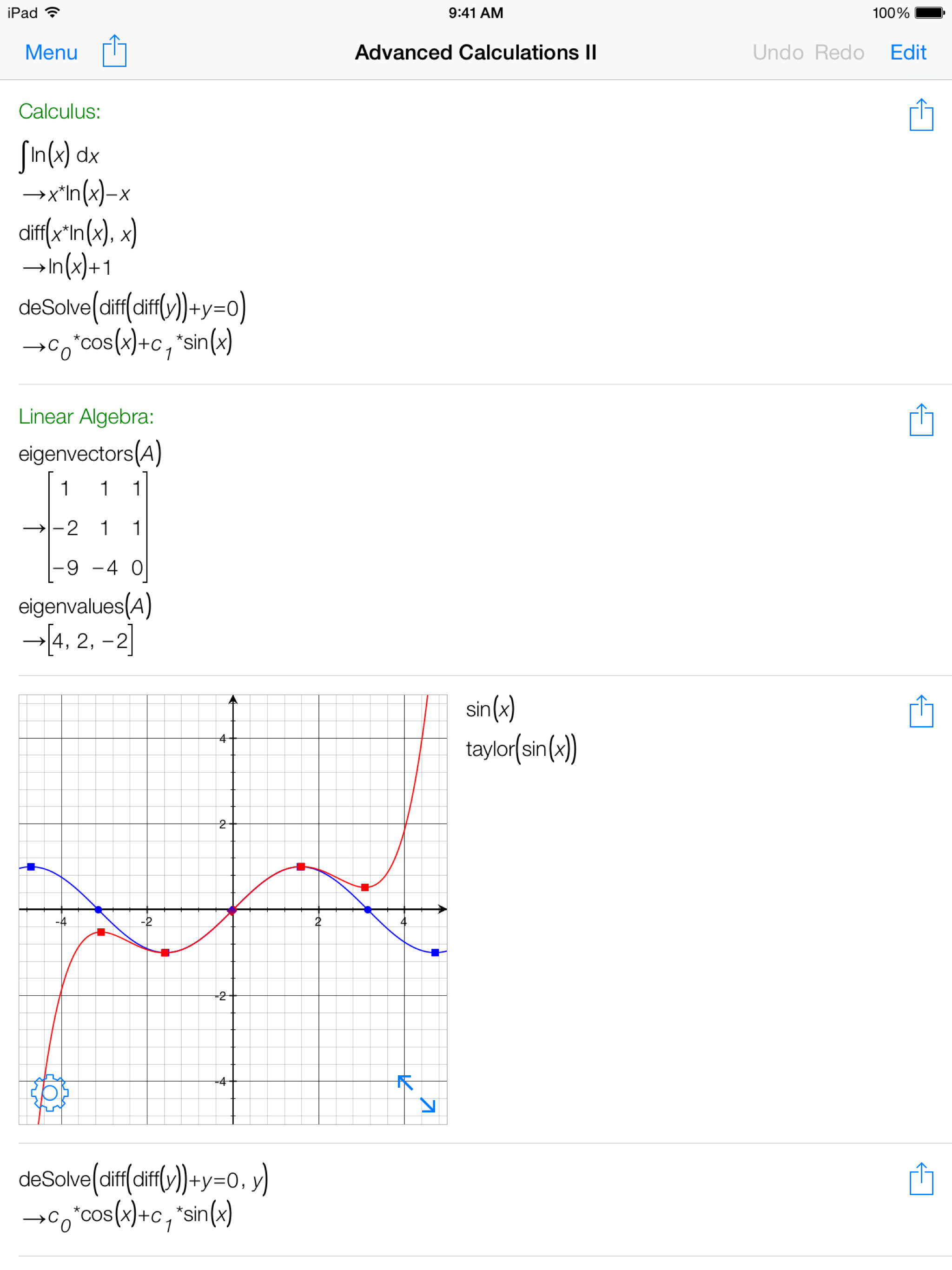 PocketCAS lite for Mathematics