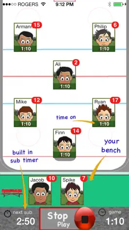 Game screenshot Who's On - Hockey apk