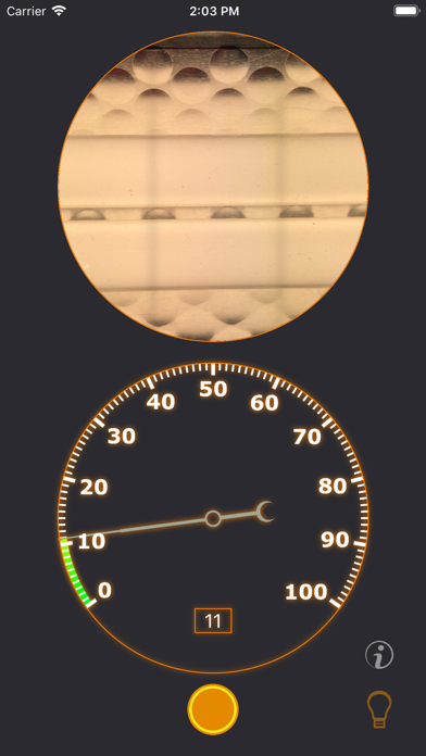 Illuminance Pulsation Meter Screenshot