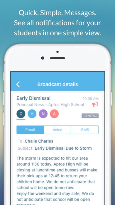 SchoolMessenger Screenshot