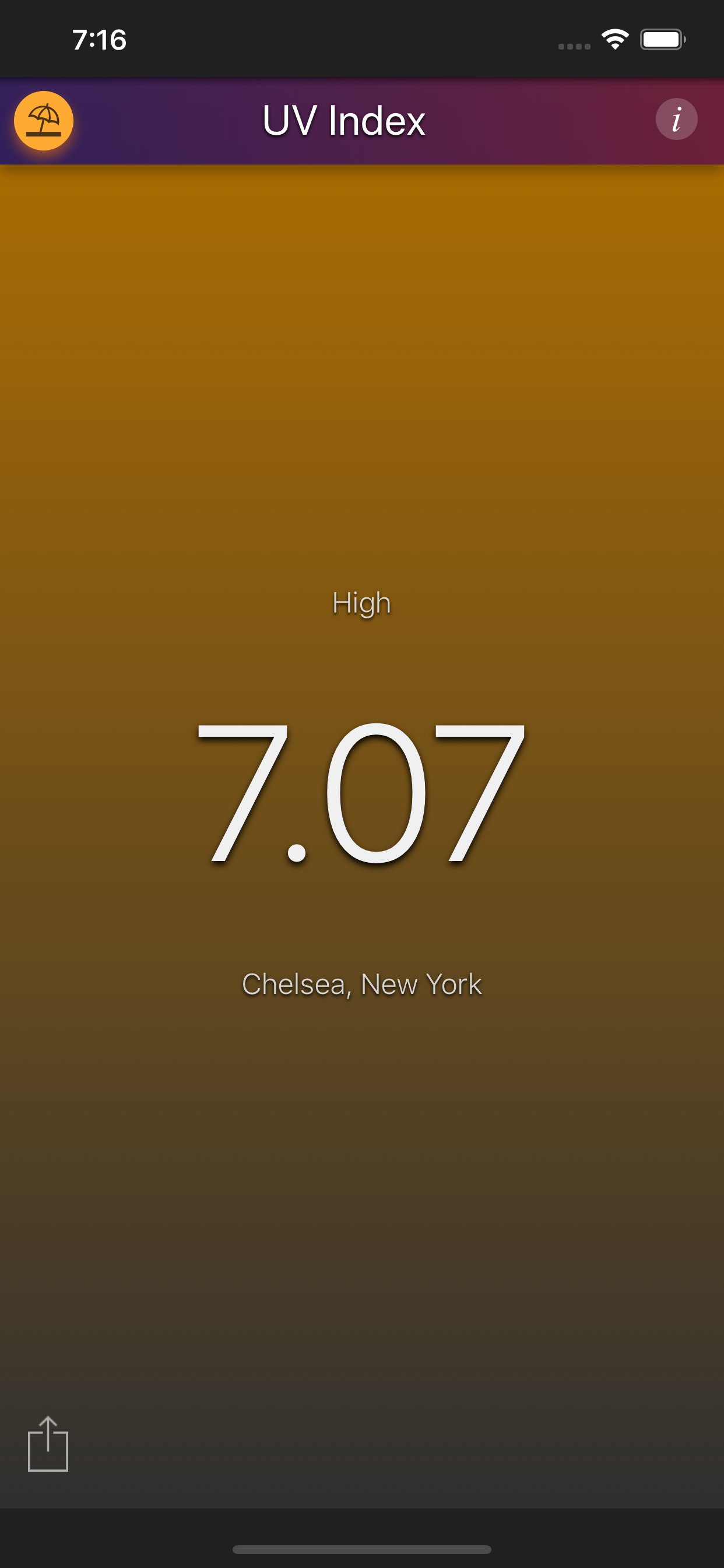 UV Index - App