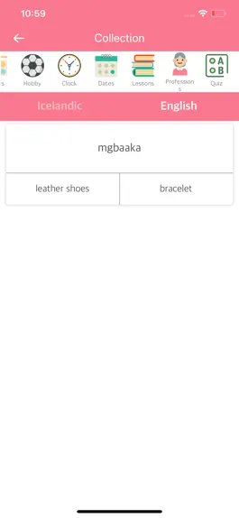 Game screenshot Icelandic English Dictionary! hack
