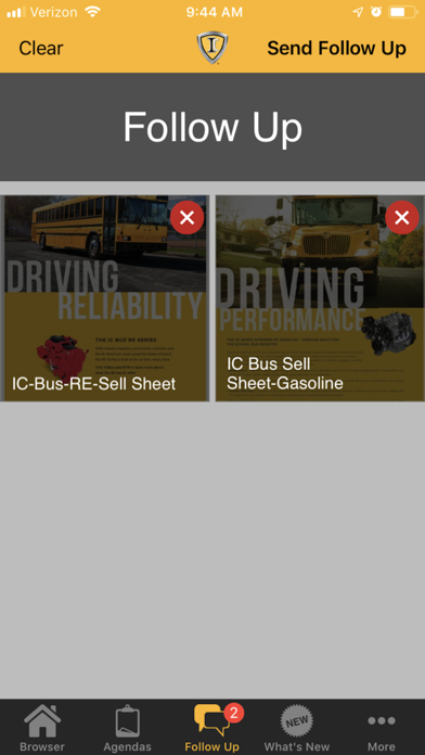 IC Bus Sales Screenshot