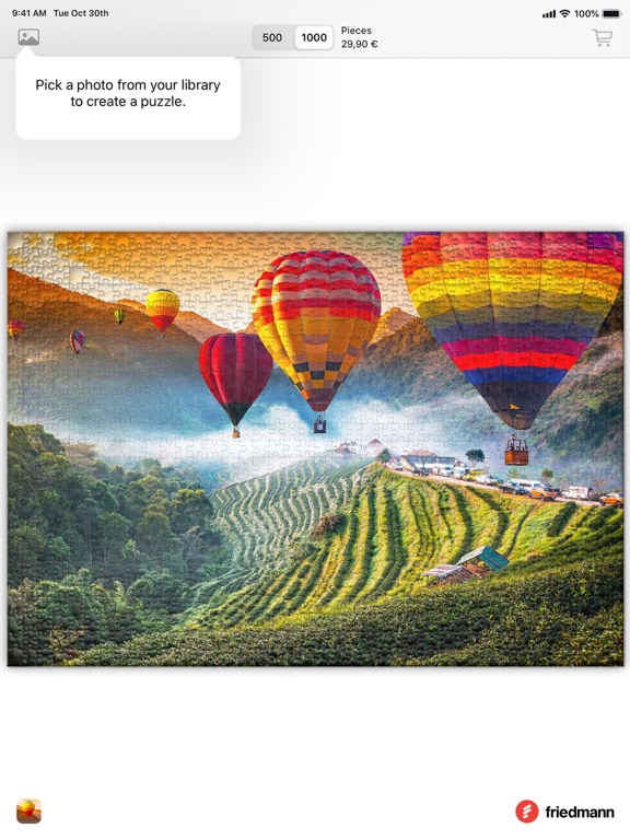 Screenshot #6 pour Your personal Photo Puzzle