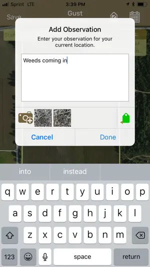 FieldX GeoNotes screenshot 2