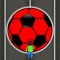 Drag the character left or right to pick up the ball and avoid obstacles