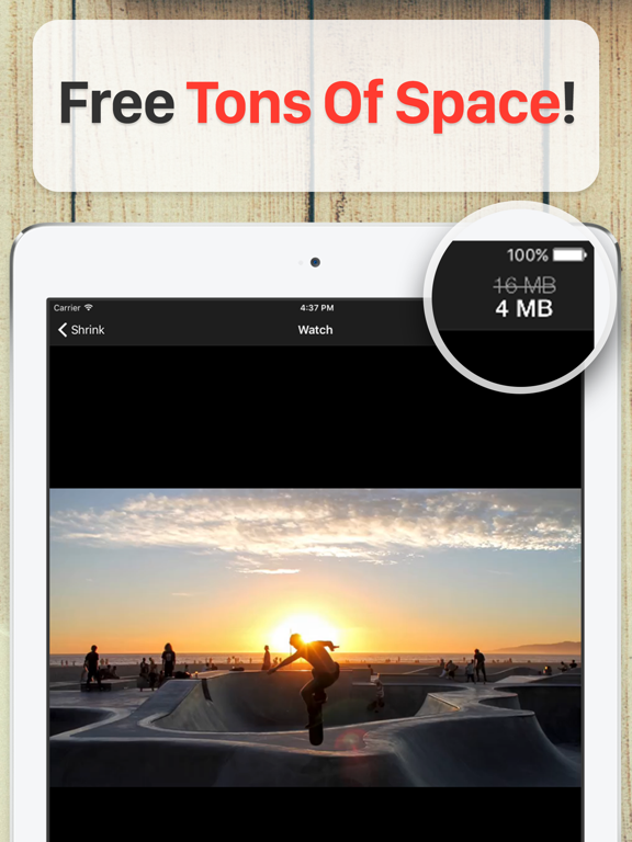 Video Shrinker iPad screenshot 4 - Photo & Video app