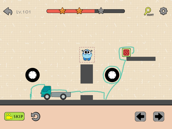 Dino Brain - Draw Physics Line iPad screenshot