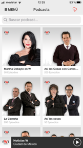 WRadio México para iPhone screenshot