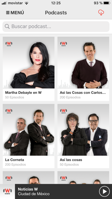 WRadio México para iPhone Screenshot