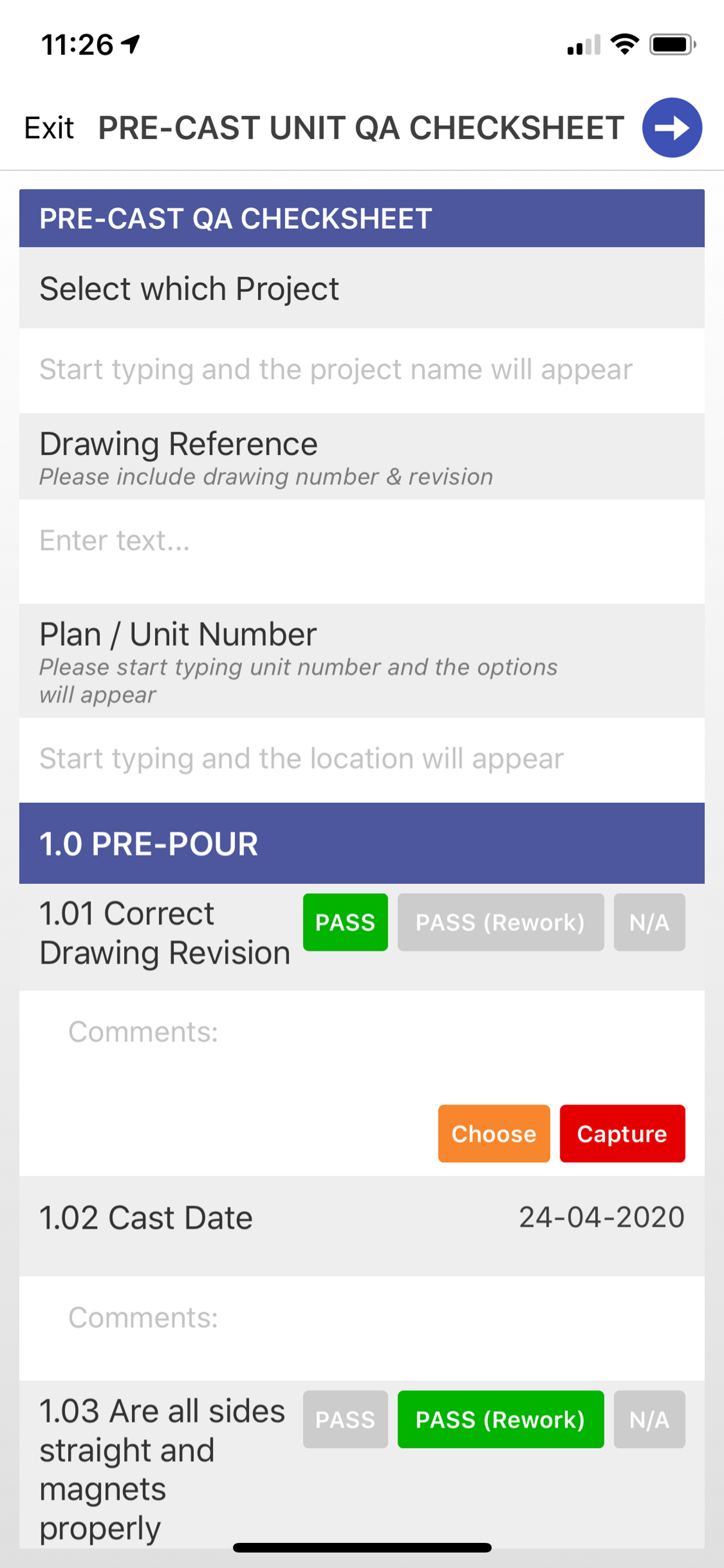 Acuite Construction screenshot 2