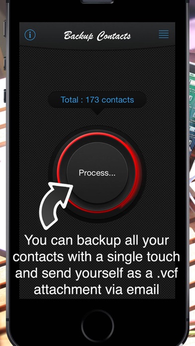 Backup Contacts ! Screenshot