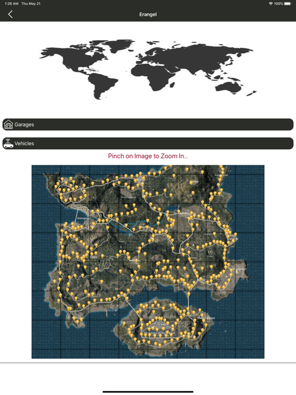 Maps & Weapon Guide for PUBG iPad screenshot