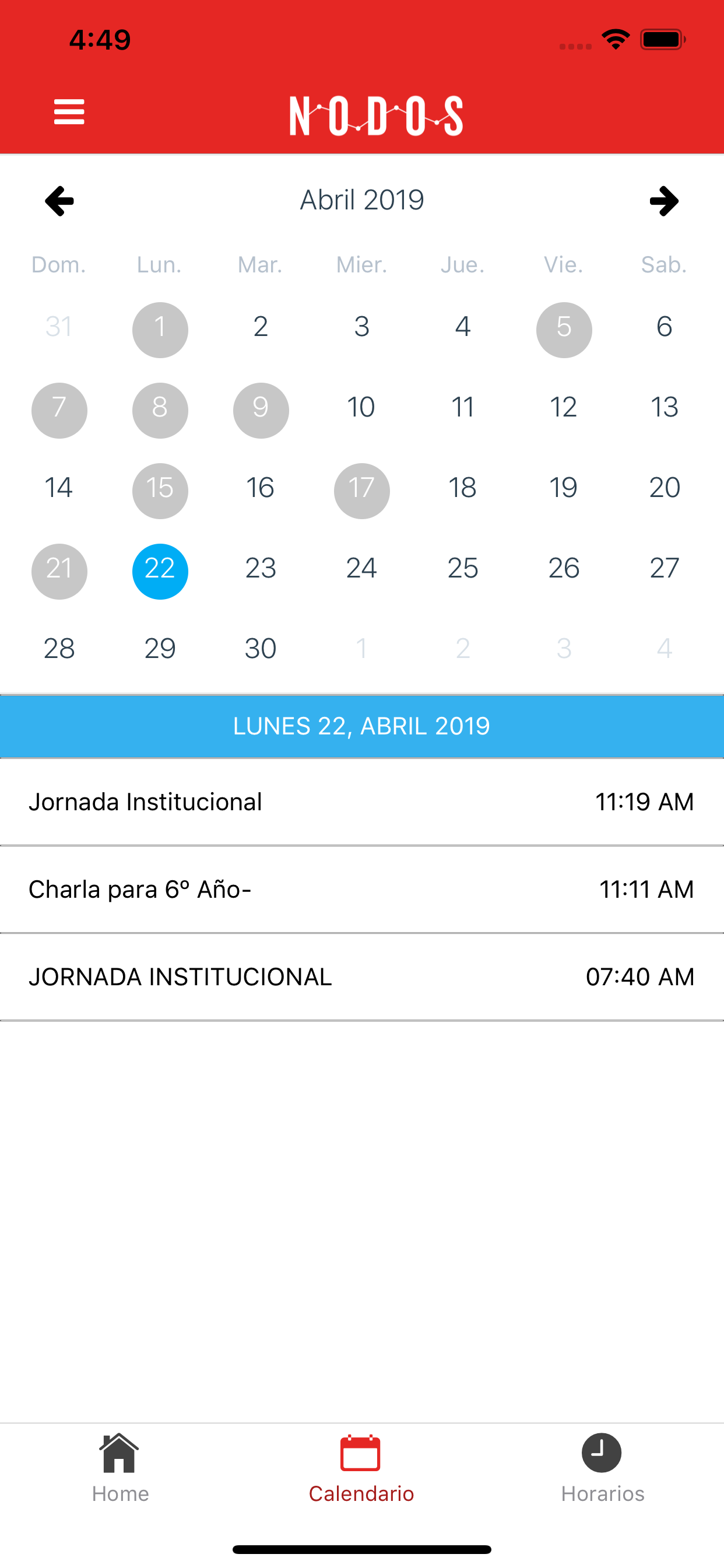 Nodos App
