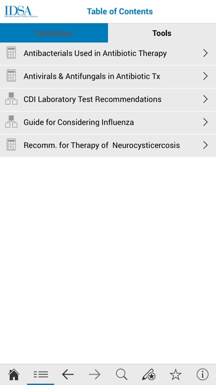 IDSA Practice Guidelines
