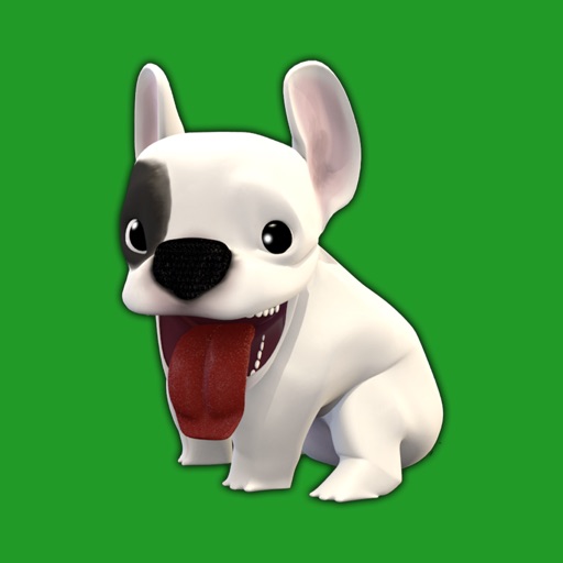 French Bulldog animated dog icon