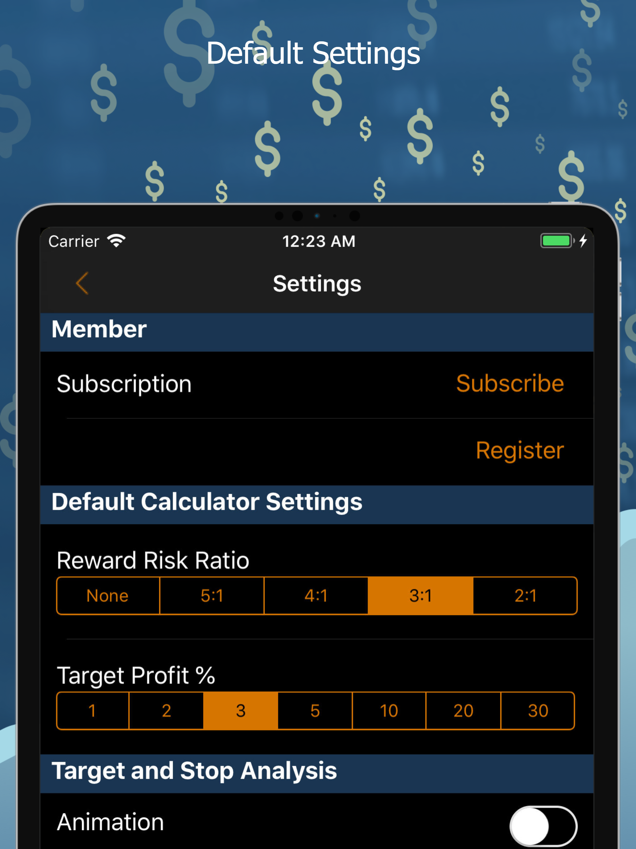 Stock Target Stop Calculator screenshot 17